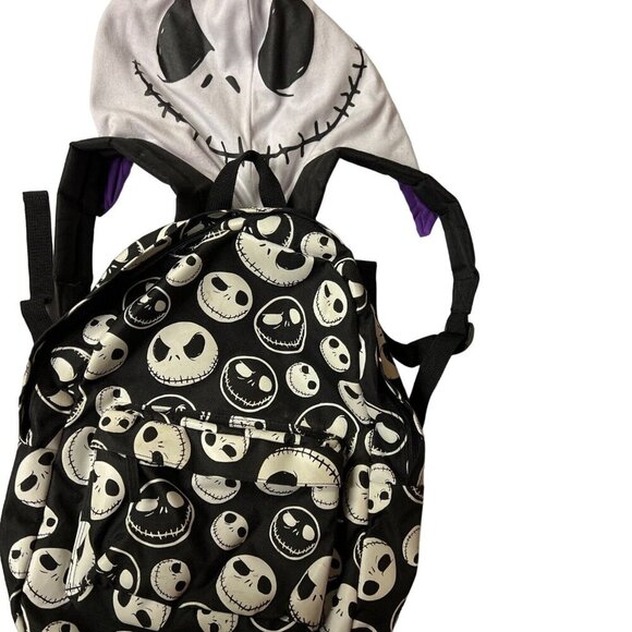 Loungefly X Disney Backpack Nightmare Before Christmas Skellington Hoodie Hooded main image 14
